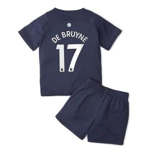 Manchester City De Bruyne 17 Treći Nogometni Dres Dječji 2021-2022