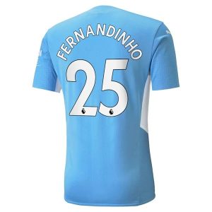 Manchester City Fernandinho 25 Domaći Nogometni Dres 2021-2022