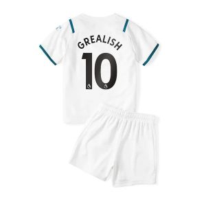 Manchester City Grealish 10 Dječji Komplet Dresovi za Nogomet Gostujući 2021-2022