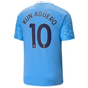 Manchester City Kun Agüero 10 Domaći Nogometni Dres 2020-2021