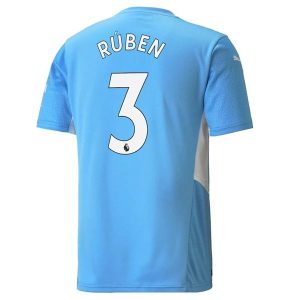 Manchester City Ruben 3 Domaći Nogometni Dres 2021-2022