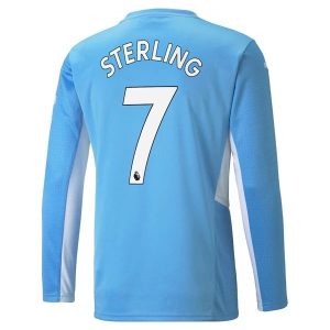 Manchester City Sterling 7 Domaći Nogometni Dres 2021-2022 – L/S