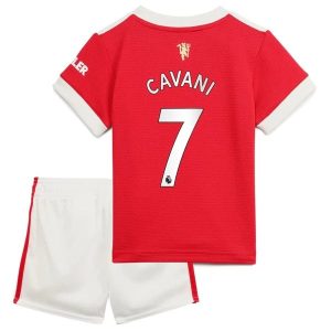Manchester United Cavani 7 Domaći Dječji Komplet Dresovi 2021-2022
