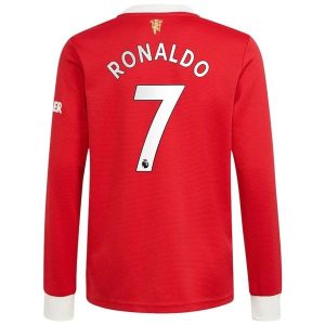 Manchester United Ronaldo 7 Domaći Nogometni Dres 2021-2022 – Dugim Rukavima