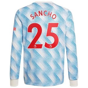 Manchester United Sancho 25 Gostujući Nogometni Dres 2021-2022 – Dugim Rukavima