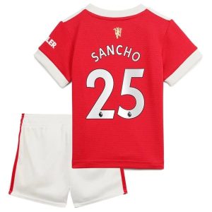 Manchester United Sancho 25 Dječji Komplet Dresovi za Nogomet Domaći 2021-2022
