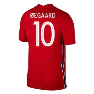 Norveška Oegaard 10 Domaći Nogometni Dres 2021 – Dresovi za Nogomet