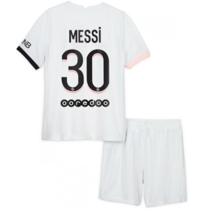 Paris Saint-Germain Lionel Messi 30 Dječji Komplet Dresovi za Nogomet Gostujući 2021-2022