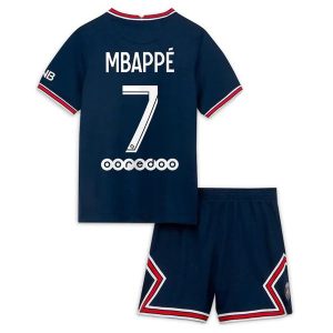 Paris Saint Germain PSG Mbappé 7 Domaći Dječji Komplet Dresovi 2021-2022