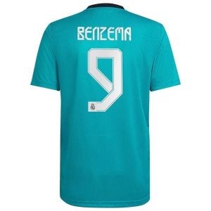Real Madrid Benzema 9 Treći Nogometni Dres 2021-2022