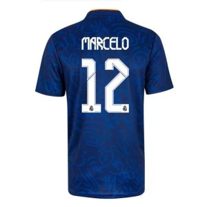Real Madrid Marcelo 12 Gostujući Nogometni Dres 2021-2022