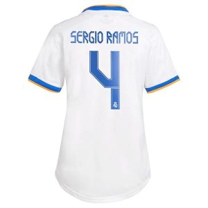 Real Madrid Sergio Ramos 4 Domaći Ženska Nogometni Dres 2021-2022