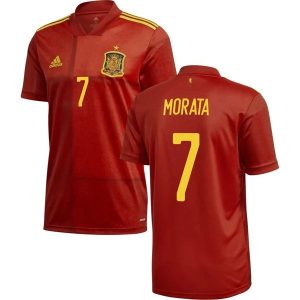 Španjolska Morata 7 Domaći Nogometni Dres 2021 – Dresovi za Nogomet