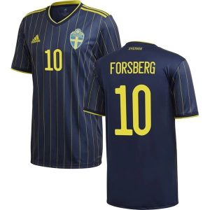 Švedska Forsberg 10 Gostujući Nogometni Dres 2021 – Dresovi za Nogomet