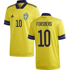 Švedska Forsberg 10 Domaći Nogometni Dres 2021 – Dresovi za Nogomet