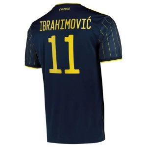 Švedska Ibrahimović 11 Gostujući Nogometni Dres 2020-2021