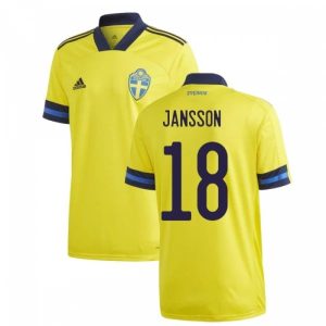 Švedska Jansson 18 Domaći Nogometni Dres 2021 – Dresovi za Nogomet