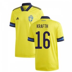 Švedska Krafth 16 Domaći Nogometni Dres 2021 – Dresovi za Nogomet