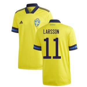 Švedska Larsson 11 Domaći Nogometni Dres 2021 – Dresovi za Nogomet