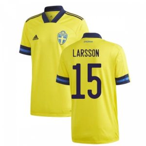 Švedska Larsson 15 Domaći Nogometni Dres 2021 – Dresovi za Nogomet