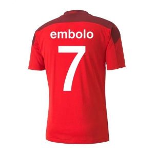 Švicarska Embolo 7 Domaći Nogometni Dres 2021 – Dresovi za Nogomet