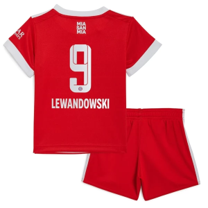 FC Bayern München Lewandowski 9 Dječji Komplet Dresovi za Nogomet Domaći 2022 2023