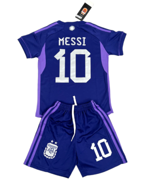 Argentina Messi 10 Dječji Komplet Dresovi za Nogomet Gostujući 2022