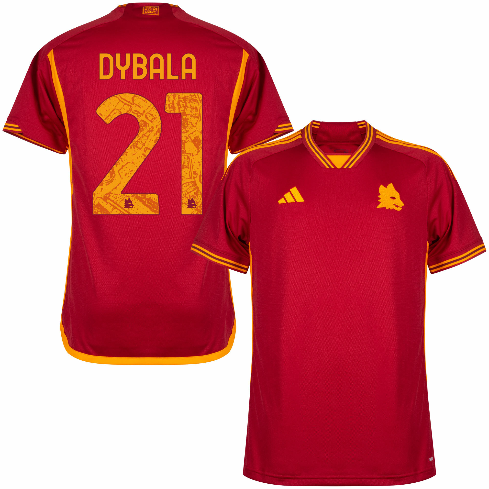 AS Roma Paulo Dybala 21Domaći Nogometni Dres 2023 2024