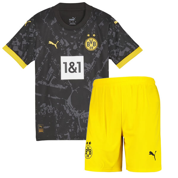 BVB Borussia Dortmund Dječji Komplet Dresovi za Nogomet Gostujući 2023 2024